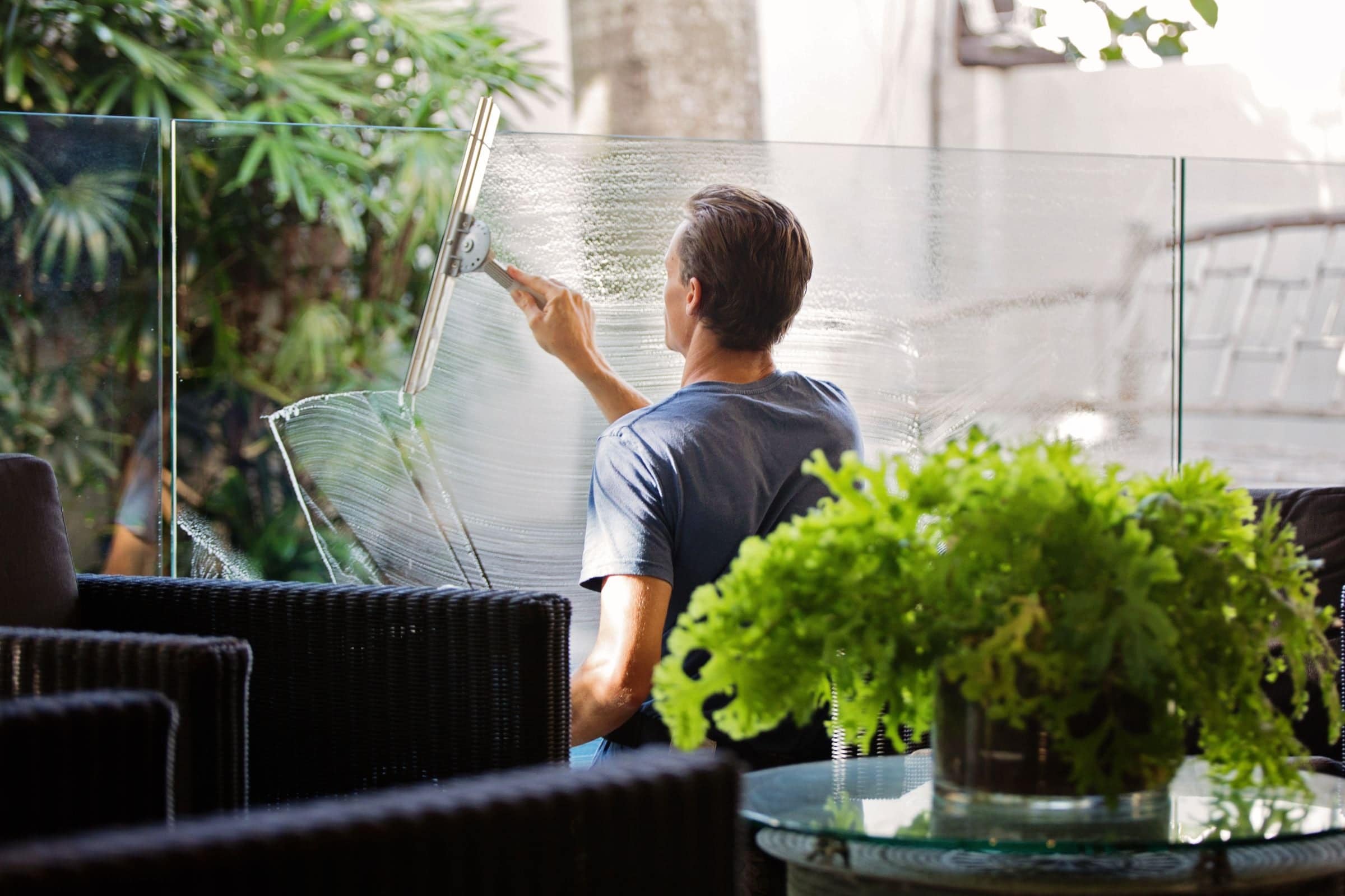 Professional window cleaning by NextGen Property Solutions